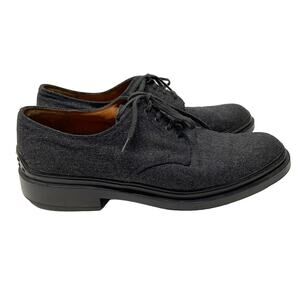 Tod's Gray Lace Up Oxford Driving Shoes Size 38